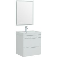 Товар: Тумба с раковиной Aquanet Ирис new 60 312424 подвесная Белый глянец - фото 12 Тумба с раковиной Aquanet Ирис new 60 312424 подвесная Белый глянец — фото 12, Мебель для ванной