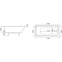 Товар: Ванна из искусственного камня Jacob Delafon Elite 170x70 E6D361RU-00 без гидромассажа - фото 5 Ванна из искусственного камня Jacob Delafon Elite 170x70 E6D361RU-00 без гидромассажа — фото 5, Ванны