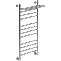 Водяной полотенцесушитель Ника Classic ЛП (Г2) ВП 100/40 с полкой Хром — фото 1, Водяные полотенцесушители