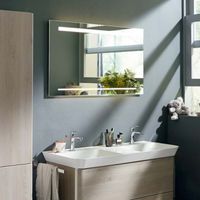 Товар: Зеркало Burgbad 90 SIHH090 с подсветкой с сенсорным выключателем - фото 3 Зеркало Burgbad 90 SIHH090 с подсветкой с сенсорным выключателем — фото 3, Мебель для ванной