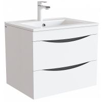 Тумба под раковину Iddis Cloud 60 CLO60W0i95 подвесная Белая — фото 1, Мебель для ванной