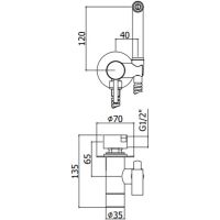 Товар: Гигиенический душ со смесителем Paffoni Tweet Round ZDUP110HGSP Золото медовое брашированное - фото 2 Гигиенический душ со смесителем Paffoni Tweet Round ZDUP110HGSP Золото медовое брашированное — фото 2, Гигиенические души