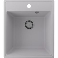 Кухонная мойка Ulgran Quartz Forte 425-04 Платина — фото 1, Кухонные мойки