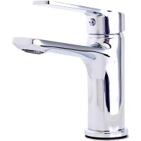 Смеситель для раковины Orange Flat M12-021cr Хром — фото 2, Смесители для раковины