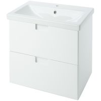 Тумба под раковину Bellezza Пегас 50 4630406180011 подвесная Белая — фото 1, Тумбы под раковину