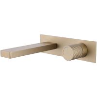 Смеситель для раковины Abber Rund AF8712G Золото матовое — фото 1, Смесители для раковины