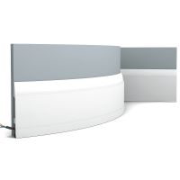 Плинтус Orac Decor SX104F 2000x148x17 мм — фото 1, Плинтуса напольные