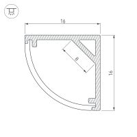 Товар: Профиль алюминиевый Arlight 036041 накладной для контурной подсветки Серебристый - фото 3 Профиль алюминиевый Arlight 036041 накладной для контурной подсветки Серебристый — фото 3, Профили для светодиодных лент