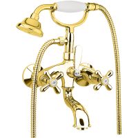 Смеситель для ванны Webert Armony AM720201010 Золото — фото 1, Смесители