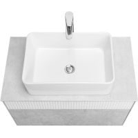 Товар: Тумба под раковину Aquaton Марбл 80 1A276201MH4C0 подвесная Слэйт Белый матовый - фото 18 Тумба под раковину Aquaton Марбл 80 1A276201MH4C0 подвесная Слэйт Белый матовый — фото 18, Мебель для ванной