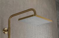 Душевая система Gappo G91 G2491-3 с термостатом Золото — фото 22, Душевые стойки