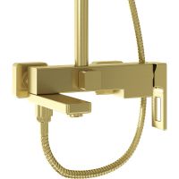 Товар: Душевая система Grossman Pragma 500.K35.03.320 Золото брашированное - фото 3 Душевая система Grossman Pragma 500.K35.03.320 Золото брашированное — фото 3, Душевые стойки