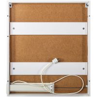 Зеркальный шкаф Art&Max Verona AM-Ver-700-800-2D-R-DS-F с подсветкой с сенсорным выключателем Белый — фото 10, Мебель для ванной