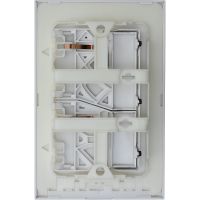 Клавиша смыва Schell Konklav SCL031221599 Белая — фото 3, Кнопки смыва