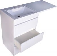 Товар: Тумба под раковину Style Line Даллас 120 Люкс Plus 3 ящика Белая арт-СС-00002272 - фото 4 Тумба под раковину Style Line Даллас 120 Люкс Plus 3 ящика Белая арт-СС-00002272 — фото 4, Тумбы под раковину