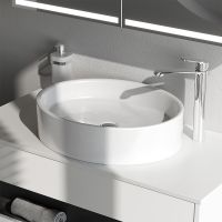 Товар: Раковина-чаша AM.PM Func 55 M8FWCC20550WG Белая - фото 5 Раковина-чаша AM.PM Func 55 M8FWCC20550WG Белая — фото 5, Раковины накладные