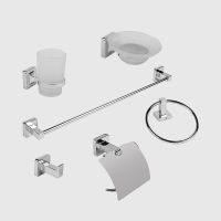 Набор аксессуаров для ванной Boch Mann CR-F19 BM9638 Хром — фото 8, Наборы аксессуаров для ванной комнаты