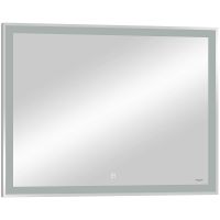 Товар: Зеркало Reflection Double 800х600 RF4614DB с подсветкой с сенсорным выключателем, диммером и часами - фото 4 Зеркало Reflection Double 800х600 RF4614DB с подсветкой с сенсорным выключателем, диммером и часами — фото 4, Зеркала в ванную комнату