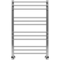 Водяной полотенцесушитель Terminus Соренто П12 500х800 4670078530837 Хром, нижнее подключение, G 1/2" ВР, с комплектом вентилей — фото 2, Водяные полотенцесушители