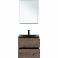 Тумба под раковину Aquanet Алвита New 60 334184 подвесная Дуб веллингтон табак — фото 9, Тумбы под раковину