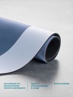 Коврик для ванной комнаты Ростовская Мануфактура Сантехники РМС К-03СН-50х80 Синий — фото 3, Аксессуары для туалета