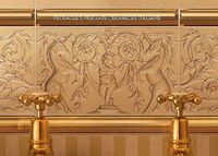 Керамический декор Petracers Grand Elegance Unicorni Crema B B UNIC B 02 12,5x20 см — фото 2, Керамическая плитка