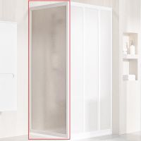 Душевая стенка Ravak Supernova APSS-90 940701R211 профиль Белый витраж пластик Pearl — фото 1, Боковые стенки