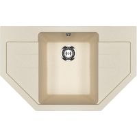 Кухонная мойка Ulgran Classic U-609-328 Бежевая — фото 1, Кухонные мойки