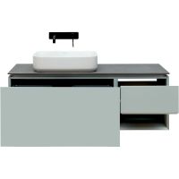 Тумба под раковину Allen Brau Infinity 120 L 1.21006.PWM подвесная Папирус матовый — фото 8, Тумбы под раковину