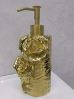 Дозатор для жидкого мыла Art&Max Rose AM-B-0091A-Do Золото — фото 2, Дозаторы