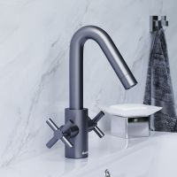 Смеситель для раковины Damixa RedBlu Neo Classic 270210000 Графит — фото 3, Смесители