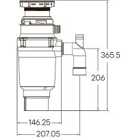 Товар: Измельчитель пищевых отходов Paulmark I-400 390 Вт - фото 9 Измельчитель пищевых отходов Paulmark I-400 390 Вт — фото 9, Аксессуары для кухни