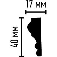 Молдинг гибкий Decomaster 97154FL 2400x40x17 мм — фото 3, Молдинги