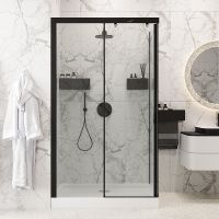 Товар: Душевой уголок Ceruttispa 120x80 Marbella 120B-L 7909 профиль Черный стекло прозрачное - фото 4 Душевой уголок Ceruttispa 120x80 Marbella 120B-L 7909 профиль Черный стекло прозрачное — фото 4, Душевые уголки