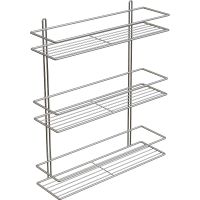 Полка корзина DIWO Смоленск П16103 Хром — фото 1, Полки для ванной и душа