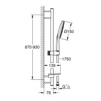 Товар: Душевой гарнитур Grohe Rainshower SmartActive 26594LS0 Белая луна Хром - фото 5 Душевой гарнитур Grohe Rainshower SmartActive 26594LS0 Белая луна Хром — фото 5, Душевое оборудование. Душевая программа