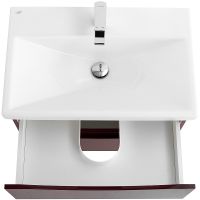 Тумба под раковину BelBagno Marino-Cer 70 MARINO-CER-700-2C-SO-BRDL-P подвесная Bordo Lucido — фото 5, Тумбы под раковину