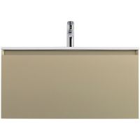 Товар: Тумба под раковину Art&Max Latina 80 AM-Latina-800-1C-SO-BGM подвесная Серо-бежевая матовая - фото 2 Тумба под раковину Art&Max Latina 80 AM-Latina-800-1C-SO-BGM подвесная Серо-бежевая матовая — фото 2, Мебель для ванной