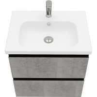 Товар: Тумба под раковину Laparet Electra 60 LE-WCAB-60-123 подвесная Хромикс серебро - фото 3 Тумба под раковину Laparet Electra 60 LE-WCAB-60-123 подвесная Хромикс серебро — фото 3, Мебель для ванной