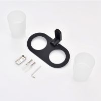 Стакан для зубных щеток Raglo двойной Черный матовый арт-R300.08.06 — фото 9, Стаканы для зубных щеток