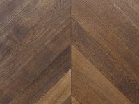 Инженерная доска Wood Bee Chevron Дуб Chocolate 510x92x12 мм — фото 1, Инженерная доска