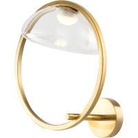 Настенный светильник Maytoni Modern Lunare MOD327WL-L5BS3K Прозрачный Латунь — фото 2, Светильники