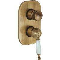 Смеситель для душа Migliore Oxford 19099 Бронза — фото 1, Смеситель для душа