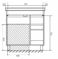 Товар: Тумба под раковину 1MarKa Gaula 80Н У92546 Графит матовый - фото 8 Тумба под раковину 1MarKa Gaula 80Н У92546 Графит матовый — фото 8, Тумбы под раковину