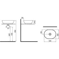 Товар: Раковина-чаша Bien Motto 50 MTLG05001FD0W5000 Белая - фото 4 Раковина-чаша Bien Motto 50 MTLG05001FD0W5000 Белая — фото 4, Раковины