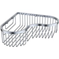 Товар: Полка корзина Kaiser KH-5240 угловая Хром - фото 1 Полка корзина Kaiser KH-5240 угловая Хром — фото 1, Полки для ванной и душа