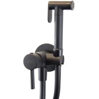 Гигиенический душ со смесителем Webert Sax Evolution SE870303560 Черный матовый — фото 1, Душевое оборудование. Душевая программа