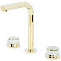 Смеситель для раковины Boheme Aura 152-G-A Золото — фото 1, Смесители