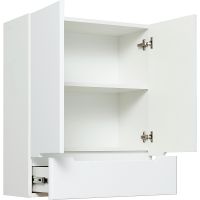 Подвесной шкаф Runo Парма 50 00-00001052 Белый — фото 2, Мебель для ванной