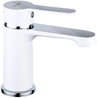 Смеситель для раковины Frap H41 F1041 Белый Хром — фото 1, Смесители для раковины